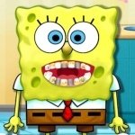 Постер игры Лечение Зубов Губки Боба